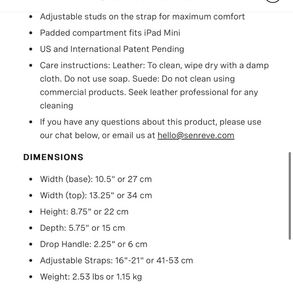 Senreve Maestra Backpack Purse - Midi Burgundy - Picture 6 of 6